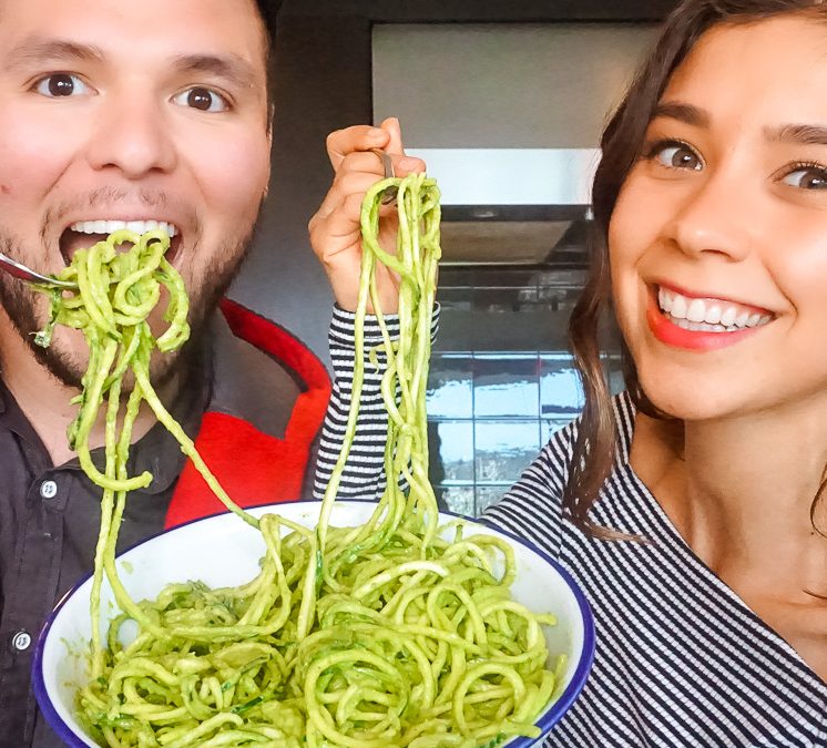 Creamy Avocado Zucchini Noodles