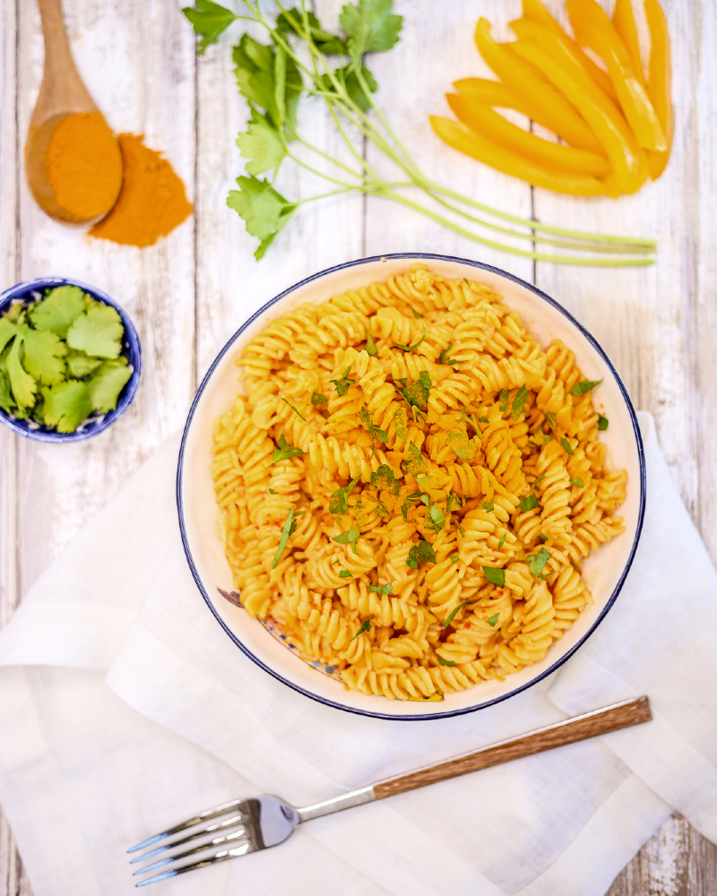 creamy coconut pasta