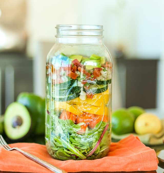 Rainbow Salad To Go!