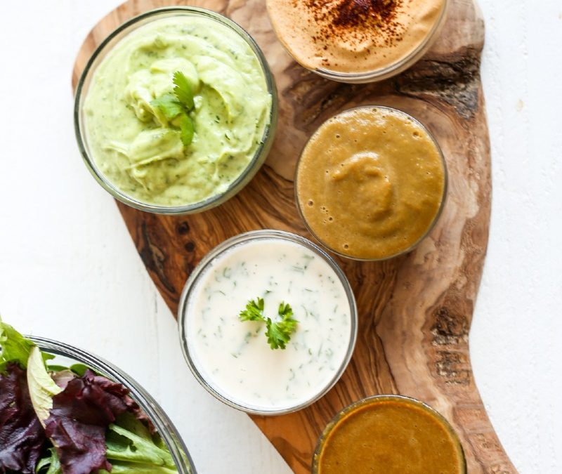 5 Aderezos Veganos Sin Aceite