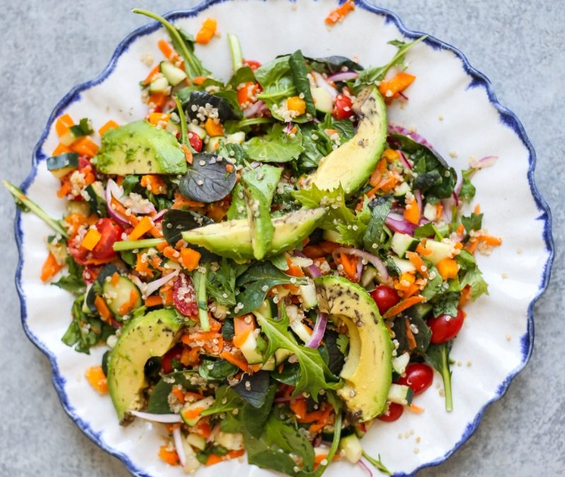 Ensalada Crudivegana Laxante