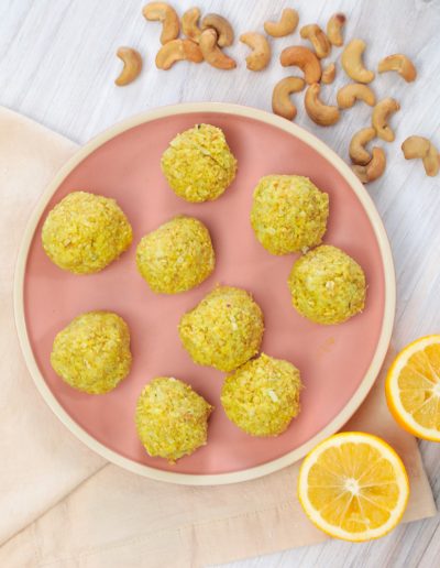 lemon turmeric balls