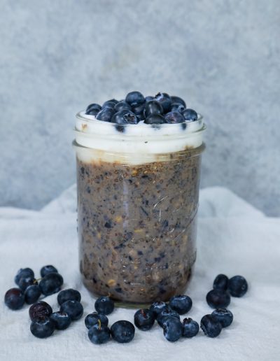 blueberry oat parfait