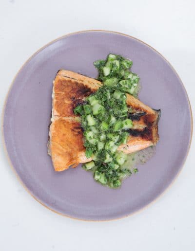 grilled salmon