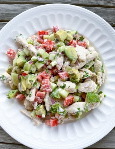 chicken avocado salad